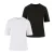 Urban Classics Dames/Dames Klassiek T-Shirt (Set van 2) (Wit/zwart)