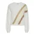 Dames sweatshirt Pieces Pcmilo Lurex