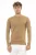 Camel Crew Neck Gebreid Trui Ba23668