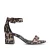 Sacha sandalettes met panterprint beige/bruin