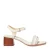 Michael Kors Mandy leren sandalettes ecru
