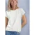 Shirt van kant met ronde hals