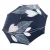 Doppler Manufaktur Paraplu  donkerblauw / pink / wit
