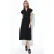 Textured Gelaagde Maxi Jurk