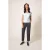 White Stuff Nelly Notch Neck Tee Natural White