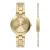 Armani Exchange horloge + armband AX7177SET goudkleurig