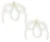 LOTT. gioielli Oorbellen Dames Qu Bow Of Pearls, Kleur: Creme