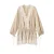 Mango korte jurk met kant – beige