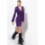 PINKO Burano Abito Full Paillettes Prism Purple