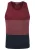 !Solid Shirt ‘Minho’  donkerblauw / wijnrood