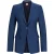 Boss Slanke damesblazer met enkele rij knopen (Blauw)