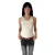 The Ragged Priest Dames/Dames Fitted Tank Top (Ecru)