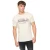 Crosshatch Heren Hellmere T-Shirt (Off White)
