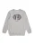 NAME IT Sweatshirt ‘NKFBELLIS’  lichtgrijs / pruim