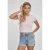 Dames-T-shirt Urban Classics stripe cropped