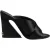 Satin Wedge Sandalen