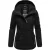 Marikoo dames winterjas met teddyfleece voering & capuchon