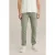 We Fashion 5-pocket Mid Waist Light Green