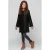 NAME IT KIDS A-lijn glitterjurk met pailletten – donkerbruin