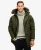 Superdry Mannen Everest Parka met Imitatiebont Khaki