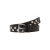 Mango riem met studs donkerbruin