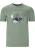 Cruz Shirt  lichtblauw / groen / oranje / zwart
