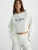 Grimelange Sweatshirt  lichtbeige / blauw