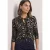 Shirt met lange mouwen in blouse-stijl met luipaardprint