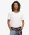 Superdry Mannen Raw Edge T-shirt van Slubgaren met V-hals Wit