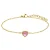Lucardi Armband  goud / pink