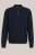 WE Fashion – Heren regular fit trui van merinowol met polokraag – Regular fit – Donkerblauw – Merino wol –