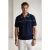 TRENDYOL MAN Heren Donkerblauw Effen Kort Oversized Poloshirts