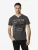 KOROSHI Shirt  lichtgrijs / donkergrijs / rood