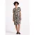 Street One Dames Gedessineerde keperstof jurk in Beige