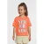 NAME IT KIDS T-shirt oranje met pailletten
