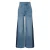 Hoge taille gestreepte contrast jeans wide leg voor dames COMMA