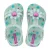 Ipanema Daisy Baby gebloemde sandalen mintgroen/roze
