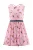 happy girls Jurk  donkerblauw / lichtgroen / rosa