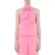 Moschino 60’s Stretch Cotton Poplin Top Pink