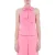 Moschino 60’s Stretch Cotton Poplin Top Pink