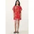 AllSaints Xena Dress Armada Red