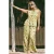 Bolina Island regular waist casual broek lichtgeel