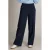 Ivy Beau wide leg broek – donkerblauw