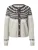 ONLY Gebreid vest  lichtgrijs / donkergrijs / wit