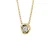 Ketting Diamond Solitaire 0020 Cts Serti Illusion 0,50 Cts Yellow Gold