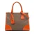 Canvas Schoudertas met Leren Accenten