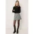 Frankie&Liberty pied-de-poule korte rok – zwart