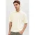 JJ REBEL relaxed polo gebreid ecru