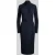 Lauren Ralph Lauren Midi-jurk met gedrapeerde wikkelcol