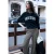 Street One Studio Dames Gevlekte broek Wide Legs in Zwart